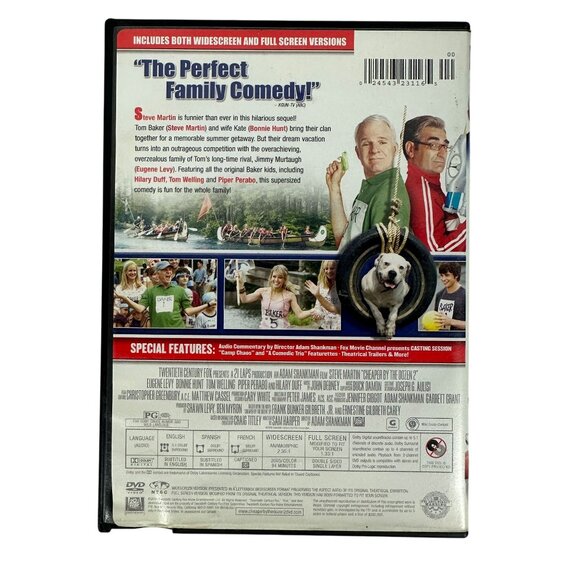 Cheaper By The Dozen 2 DVD 2005 Steve Martin Bonnie Hunt Fox Full-Screen Comedy - Picture 2 of 7